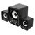 POWERTECH ΗΧΕΊΑ ESSENTIAL SOUND PT-843, 2.1, 5W + 2X 3W, 3.5MM, ΜΑΎΡΑ