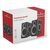 POWERTECH ΗΧΕΊΑ PREMIUM SOUND PT-972, 2X 3W RMS, 3.5MM, ΜΑΎΡΑ