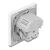 DELOCK ΠΡΊΖΑ ΤΟΊΧΟΥ 11499 ΜΕ ΘΎΡΕΣ ΦΌΡΤΙΣΗΣ USB & USB-C, 18W PD, ΛΕΥΚΉ