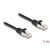DELOCK ΚΑΛΏΔΙΟ RJ50 80187, S/FTP, 26 AWG, 1M, ΜΑΎΡΟ