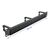 DELOCK CABLE MANAGEMENT 66488, 19"/1U RACK, 3X ΓΆΝΤΖΟΙ & ΒΟΎΡΤΣΑ, ΜΑΎΡΟ