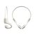 QCY CROSSKY LINK WHITE - OPEN EAR AIR CONDUCTION HEADPHONES SPORTS WATERPROOF IPX6 HEADSET BT 5,3