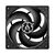 ARCTIC P12 PWM PST CO – 120MM PRESSURE OPTIMIZED CASE FAN | PWM CONTROLLED SPEED WITH PST, DUAL BALL