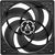 ARCTIC P12 PWM PST (BLACK/BLACK) - 120 MM PWM PST CASE FAN