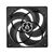 ARCTIC F12 PWM PST CASE FAN - 120MM CASE FAN WITH PWM CONTROL AND PST CABLE - PACK OF 5PCS