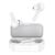 QCY T5 TWS WHITE TRUE WIRELESS GAMING EARBUDS 5.1 BLUETOOTH HEADPHONES ENC IPX5 SPEAKER 6MM 5HRS