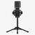 STREAMPLIFY MIC RGB MICROPHONE, USB-A, BLACK - INCL. TRIPOD