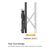 BRATECK ΕΠΙΤΟΊΧΙΑ ΒΆΣΗ LVW02E-48T ΓΙΑ ΤΗΛΕΌΡΑΣΗ 37-70", POP-OUT, 70KG
