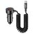 USAMS ΦΟΡΤΙΣΤΉΣ ΑΥΤΟΚΙΝΉΤΟΥ US-CC167 ΜΕ ΚΑΛΏΔΙΟ, USB/USB-C, 60W, ΜΑΎΡΟΣ