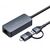 POWERTECH ΑΝΤΆΠΤΟΡΑΣ ΔΙΚΤΎΟΥ PTR-0149, USB & USB-C, 1000 MBPS, ΓΚΡΙ