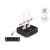 DELOCK DOCKING STATION 64177, CLONE FUNCTION, 2X M.2 NVME 10 GBPS, ΜΑΎΡΟ