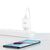 USAMS ΦΟΡΤΙΣΤΉΣ ΤΟΊΧΟΥ T21OCLN01 ΜΕ ΚΑΛΏΔΙΟ LIGHTNING, USB 2.1A, ΛΕΥΚΌΣ