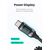 USAMS ΦΟΡΤΙΣΤΉΣ ΑΥΤΟΚΙΝΉΤΟΥ US-CC192 ΜΕ ΚΑΛΏΔΙΟ, USB/USB-C, 60W, ΜΑΎΡΟΣ
