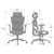 ANDA SEAT GAMING CHAIR X-AIR MEGA XL BLACK CELESTE