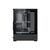 LIAN LI SUP01 BLACK - 45LT MINIMAL FOOTPRINT CASE FOR VERTICAL GPU ARGB STRIPS W. 3X 120MM FANS