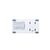 LIAN LI SUP01 WHITE - 45LT MINIMAL FOOTPRINT CASE FOR VERTICAL GPU ARGB STRIPS W. 3X 120MM FANS