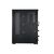 LIAN LI SUP01 BLACK - 45LT MINIMAL FOOTPRINT CASE FOR VERTICAL GPU ARGB STRIPS W. 3X 120MM FANS