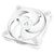 ARCTIC P12 MAX (WHITE) - 120MM CASE FAN - DUAL BALL BEARING - MAX 3300 RPM - PWM REGULATED