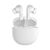 QCY T18 MELOBUDS TWS WHITE SNAPDRAGON SOUND QUALCOMM 3050. BLUETOOTH 5.2. ADAPTIVE HIGH-FIDELITY