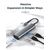 CABLETIME USB-C HUB CT-HUBP4, 4X USB ΘΎΡΕΣ, 5GBPS, ΓΚΡΙ