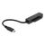 DELOCK ΑΝΤΆΠΤΟΡΑΣ USB-C ΣΕ SATA 64084 ΜΕ ΘΉΚΗ ΓΙΑ 2.5" HDD/SSD, 6GBPS