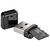 GOOBAY CARD READER 38656 ΓΙΑ MICRO SD ΚΆΡΤΑ ΜΝΉΜΗΣ, 480 MBPS, ΜΑΎΡΟ