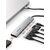 CABLETIME DOCKING STATION CT-HBP2-AG7, 7 ΘΥΡΏΝ, USB-C, 4K, 100W, ΓΚΡΙ