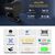 ULEFONE BARCODE SCANNER USCAN RS1, ΑΣΎΡΜΑΤΟ 2.4G/BLUETOOTH, 1D/2D, ΜΑΎΡΟ