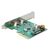 DELOCK ΚΆΡΤΑ ΕΠΈΚΤΑΣΗΣ PCI EXPRESS X4 ΣΕ 2X USB-C 90397, 10 GBPS