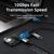 CABLETIME USB HUB CT-HUBT5-PB, 4X ΘΥΡΏΝ, 10GBPS, USB/USB-C ΣΎΝΔΕΣΗ, ΜΑΎΡΟ