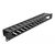 POWERTECH CABLE MANAGEMENT NETW-0028 ΓΙΑ RACK 19"/1U, ΜΕΤΑΛΛΙΚΌ, ΜΑΎΡΟ