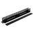 POWERTECH CABLE MANAGEMENT NETW-0029 ΓΙΑ RACK 19"/1U, ΠΛΑΣΤΙΚΌ, ΜΑΎΡΟ