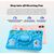 TECLAST TABLET P30T KIDS, 10.1", 4/64GB, ANDROID 14, 6000MAH, ΜΠΛΕ