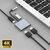 POWERTECH DOCKING STATION PTH-113, 4 ΘΥΡΏΝ, USB-C, 4K, 100W, ΓΚΡΙ