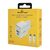 POWERTECH ΦΟΡΤΙΣΤΉΣ ΤΟΊΧΟΥ PT-1248, ΚΑΛΏΔΙΟ, USB/USB-C, 20W, GAN, ΛΕΥΚΌΣ