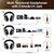 ONEODIO HEADSET STUDIO PRO 10, 6.35MM & 3.5MM ΣΎΝΔΕΣΗ, HI-RES, 50MM, ΜΑΎΡΟ