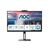 MONITOR AOC 24V5CW 23.8'' FHD IPS 75HZ 4MS, HDMI, DISPLAYPORT, USB, TILT, HEIGHT ADJUSTABLE, SWIVEL, PIVOT, WEB CAMERA, SPEAKERS, 3Y - 24V5CW-BK