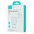 USAMS ΦΟΡΤΙΣΤΉΣ ΤΟΊΧΟΥ SCXLTZ01 ΜΕ ΚΑΛΏΔΙΟ MICRO USB, USB, 18W, ΛΕΥΚΌΣ