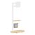 BRATECK ΒΆΣΗ ΔΑΠΈΔΟΥ FS54-22T-02W ΓΙΑ ΤΗΛΕΌΡΑΣΗ 17-43" ΈΩΣ 15KG, ΜΕ ΡΆΦΙ & ΡΟΔΆΚΙΑ