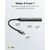 GOOBAY USB HUB 74459, 4X ΘΥΡΏΝ, USB 3.2, 5GBPS, USB-C ΣΎΝΔΕΣΗ, ΓΚΡΙ