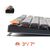 KEYCHRON K5 V2 (K5X-B1) QMK WIRELESS MECHANICAL KEYBOARD RED SWITCH RGB 100% US LAYOUT
