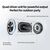 QCY SP7 BLACK -  PORTABLE BLUETOOTH SPEAKER W STEREO SOUND 40W, MIC FOR CALLS, RGB LIGHT SHOW