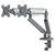 ANDA SEAT MONITOR ARM / STAND A6D-2S  SILVER WHITE DUAL, WEIGHT CAPACITY (PER SCREEN): 2-9KG