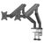 ANDA SEAT MONITOR ARM / STAND A9-2S BLACK DUAL, WEIGHT CAPACITY (PER SCREEN): 2-15KG