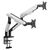 ANDA SEAT MONITOR ARM / STAND A9-2S BLACK- WHITE DUAL, WEIGHT CAPACITY (PER SCREEN): 2-15KG