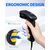 GTCODESTAR BARCODE SCANNER X-760H, 1D & 2D, ΕΝΣΎΡΜΑΤΟ, ΜΑΎΡΟ