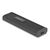 DELOCK ΘΉΚΗ ΓΙΑ M.2 NVME PCIE/SATA SSD 42031, 20GBPS, TOOL FREE, ΜΑΎΡΗ