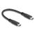 DELOCK ΘΉΚΗ ΓΙΑ M.2 NVME PCIE/SATA SSD 42031, 20GBPS, TOOL FREE, ΜΑΎΡΗ