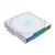 LIAN LI UNI FAN TL-LCD WIRELESS REVERSE 120 WHITE (3PCS & CONTROLLER) CASE FAN