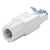 GOOBAY ΒΎΣΜΑ RJ45 65941, CAT 6A UTP, TOOL-FREE, ΛΕΥΚΌ